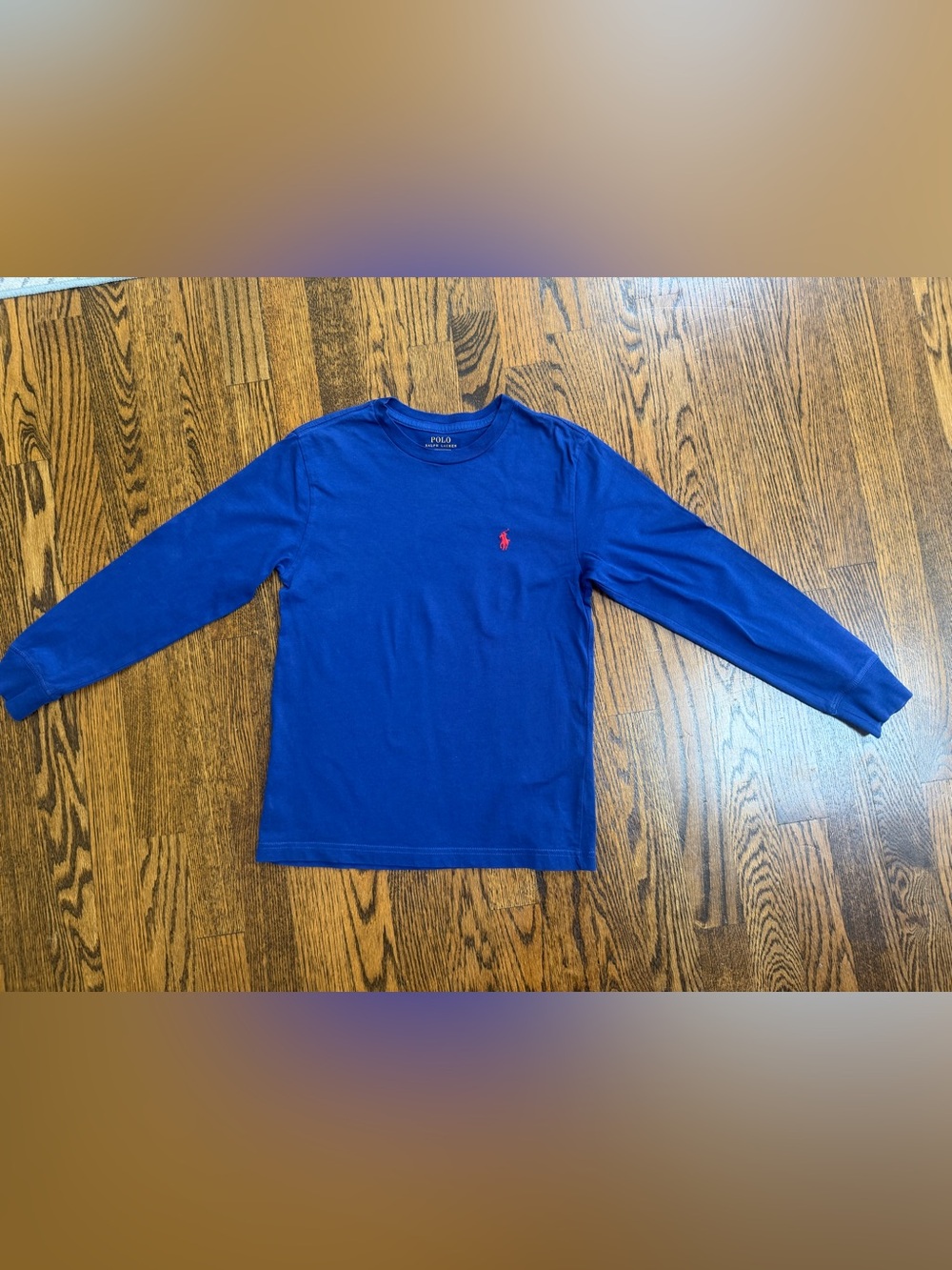 Polo Ralph Lauren boys long-sleeve crew neck t-shirt size S